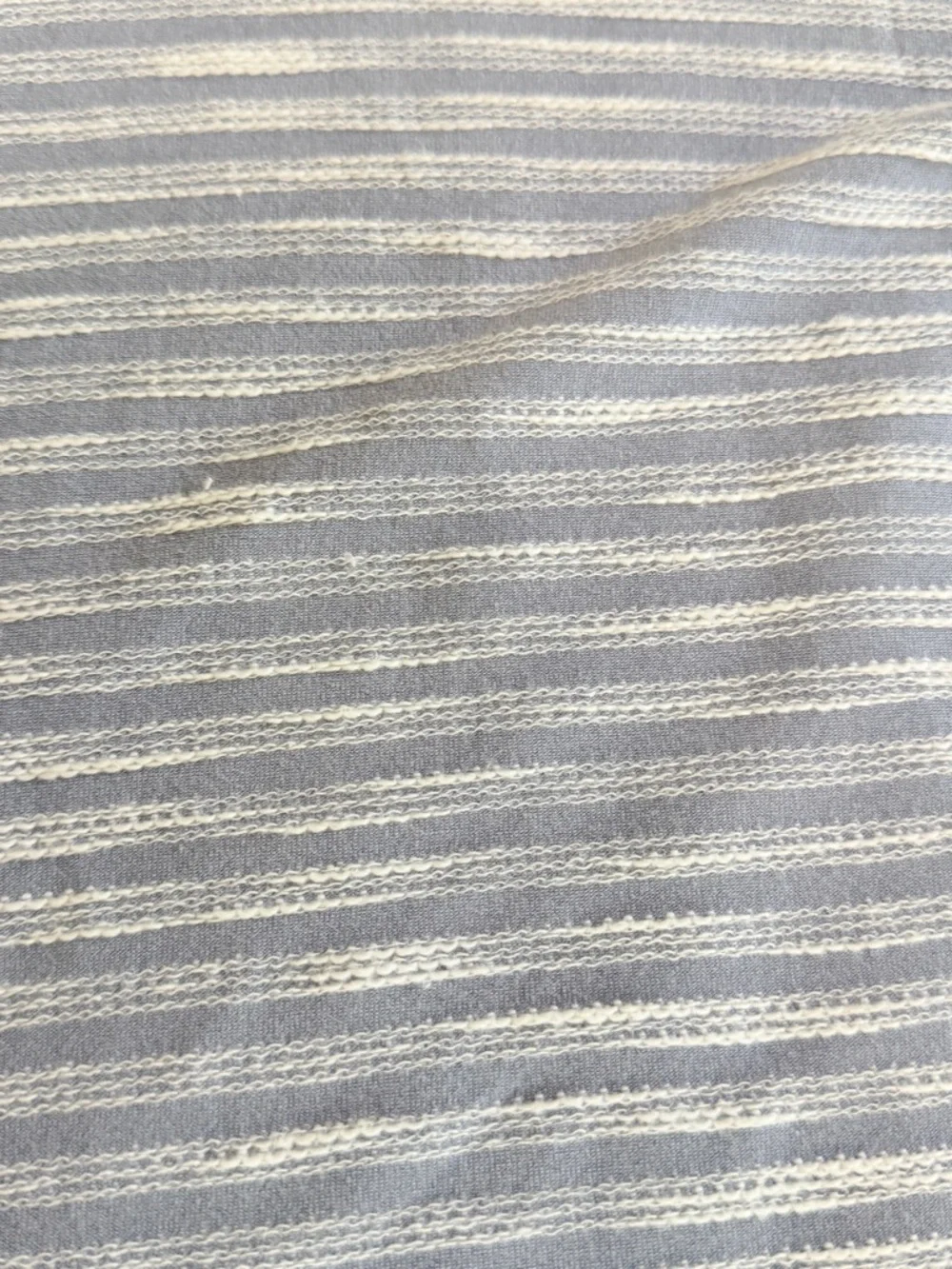 Coastal comfort striped crew neck long sleeve lagenlook boxy women’s medium top